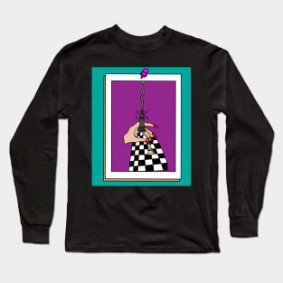 Chessboard Player Chess Pieces Long Sleeve T-Shirt